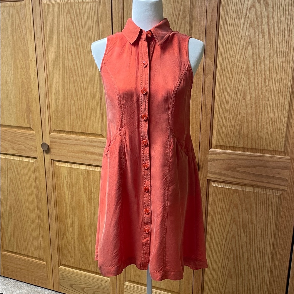 Soft Surroundings Sleeveless Button-Down Dress in size XS